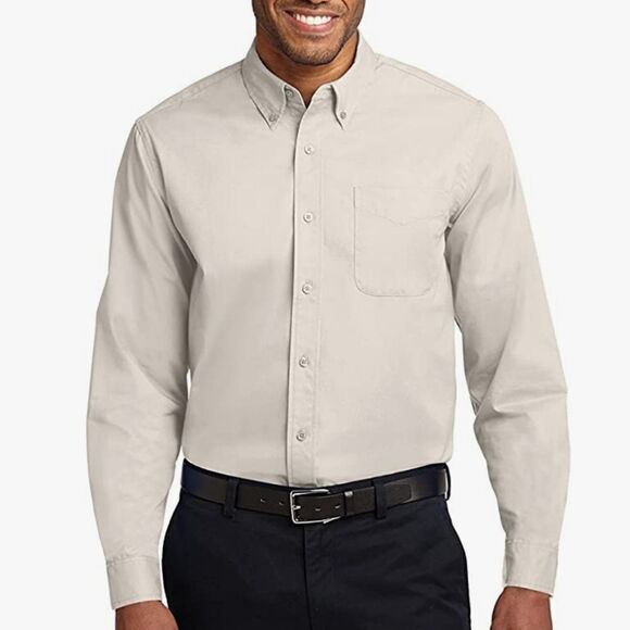BRAND NEW APT.9  SLIM-FIT LONG SLEEVES COLLAR BUTTON DOWN MEN'S SHIRT - Picture 1 of 14